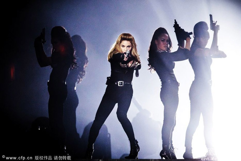 麦当娜开唱化身<em>女特工</em>