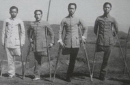 1939年浙江前線傷殘國軍合影