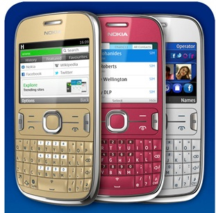 诺基亚发布三款Asha手机 主打低端市场
