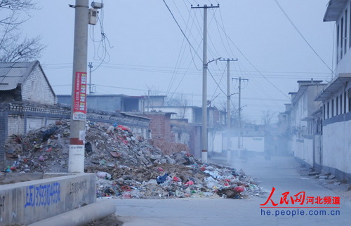 石家庄鹿泉市农村环境连片整治示范村环境污染