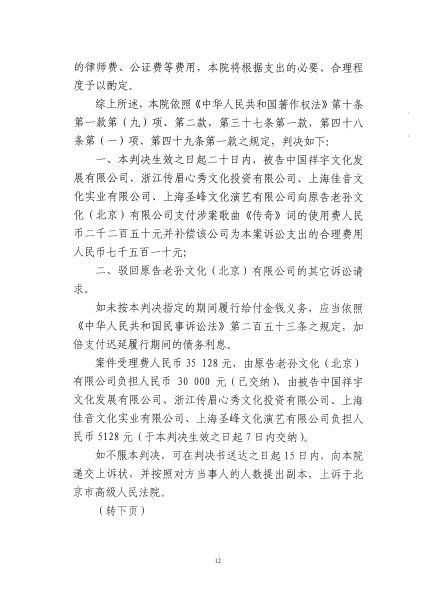 王菲侵权案索赔350万变2250元 原告将继续上诉