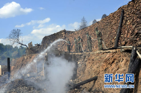 湖南特大火灾 损失约680万元