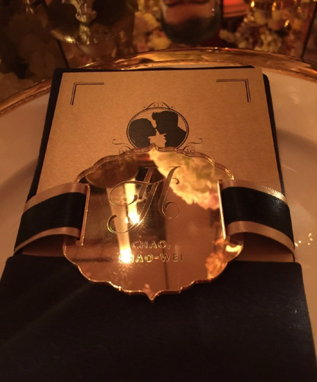 周杰伦浪漫婚礼3D请帖曝光 婚宴装饰似花海