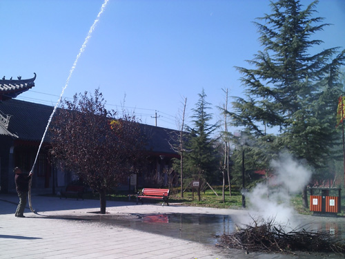 韩城举办文物古建筑冬季安全培训与消防演练