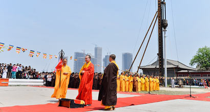 明清两代皇家寺院天津潮音寺扩建工程正式动工