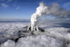 日本火山爆发