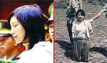 揭秘:近三十年被处决的十名美女死刑犯