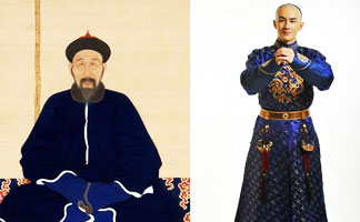 《步步惊心》中阿哥与历史真人吐血对比照