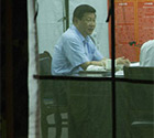 窗外拍习近平