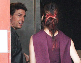 阿汤哥与神秘女郎庆生疑交新欢