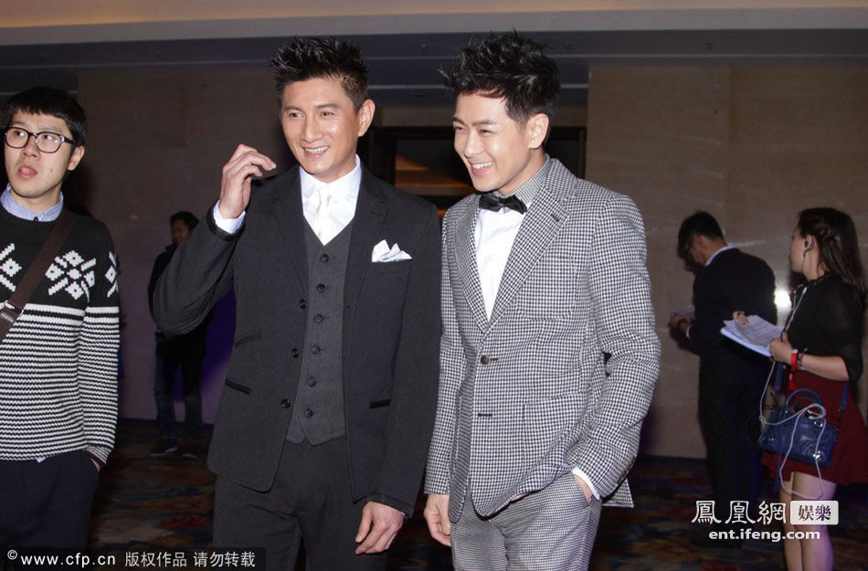 林志颖与吴奇隆贴耳热 聊破 不和传闻[高清大图