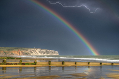 一组英国海滨、山区、乡村、草地的风光照