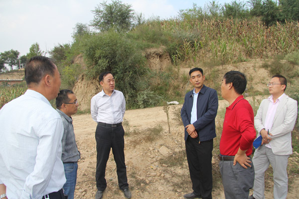 宝塔区委副书记李建强指导山地苹果产业发展情况