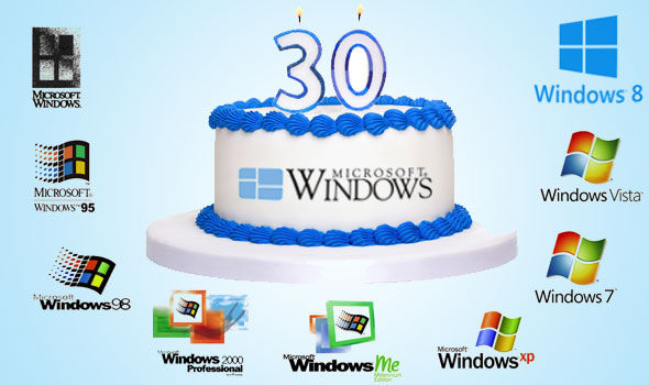 windows系统年满30:1983年11月10日1.0版诞生