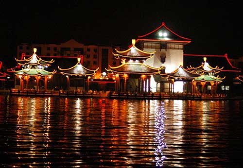 南通濠河--七彩银河,十里画廊