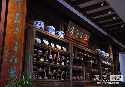 5月21日,在青岛三生缘茶楼,我们有幸聆听到中国"普洱茶第一人"的
