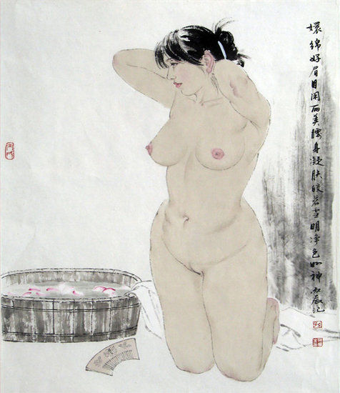 国画中的情色<em>女体</em>:丰腴曼妙 摇曳生姿_天津频