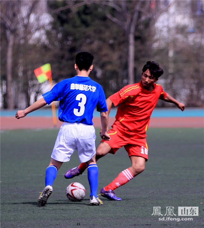 大学生足球联赛山东省预选赛 在齐鲁工业大学