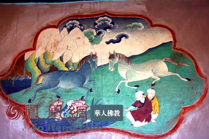 罗布林卡内壁画 历史与传说在此整合