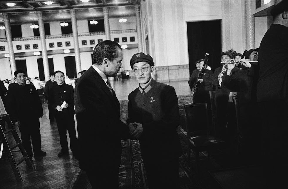 外媒拍1972尼克松访华