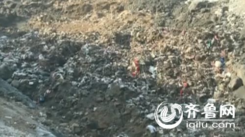 垃圾渗出的废液污染了村里的吃水井。