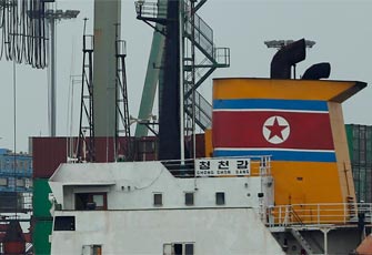 朝鲜载有导弹材料船被拦截