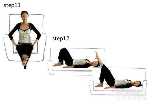 宅女减肥运动 坐在沙发上也能瘦(图)|呼吸|减肥运动
