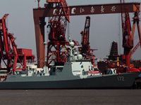 独家：中国第2艘052D舰出海 153西安舰亮相