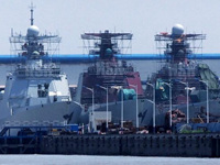 独家：中国造舰基地红火现场 7艘052D舰在造