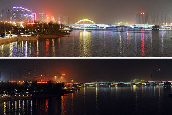 地球一小时全国接力(高清组图)|地球|重庆鹅公