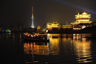 【泰州】凤城河画舫游船 体验梦幻水上风情