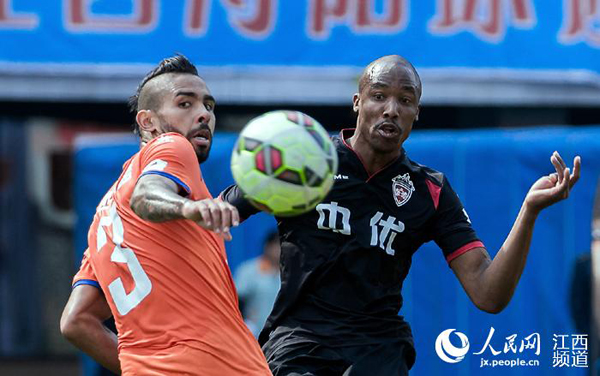 江西联盛主场四连败 中甲足球联赛积分垫底(图