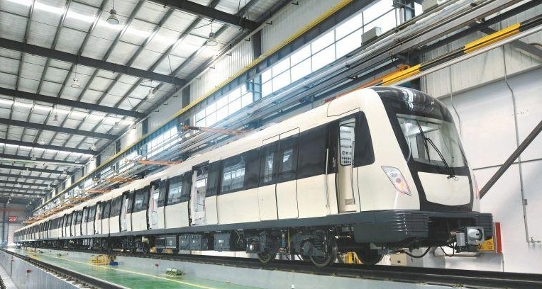 郑州地铁2号线车体洛阳造