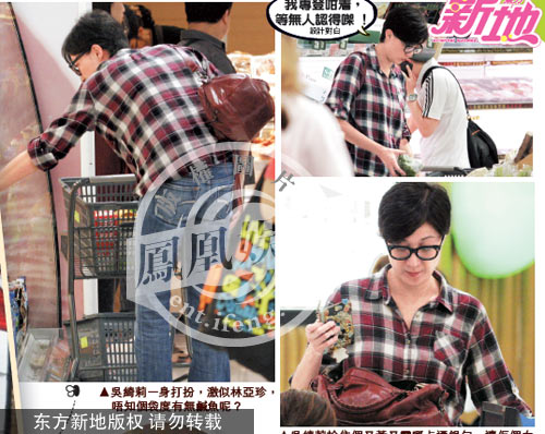 41岁吴绮莉不修边幅变“师奶” 星味全无(图)