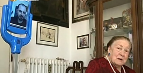 意大利研发机器人保姆可监测独居老人健康状况(图1)