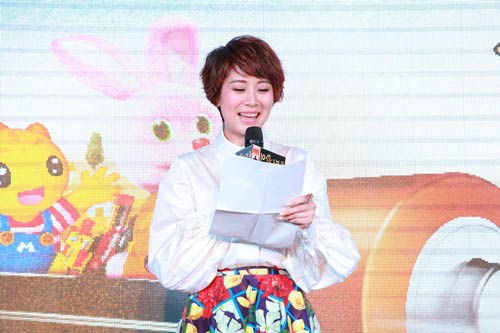 海清亮相公益计划 笑谈自己儿子与玩具的故事(图)