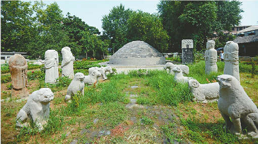 济南闵子骞墓园修整 孝文化博物馆