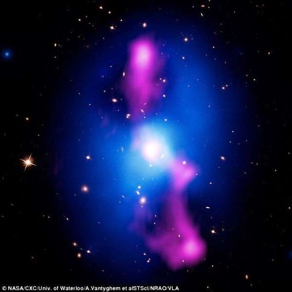 科学家拍摄到宇宙最强黑洞大爆炸盛况