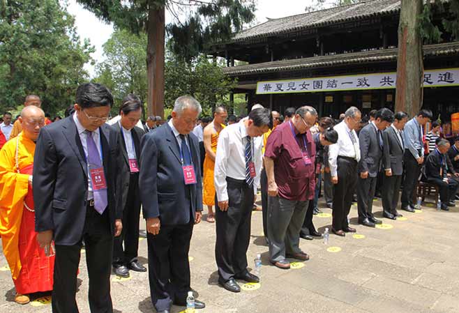 【活动】追悼国殇 腾冲公祭远征军仪式现场