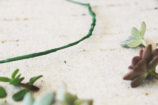 暖春里的少女心 编织多肉的浪漫花环