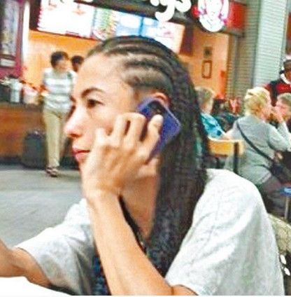 张柏芝“新欢”车轮转 再现与神秘男合影(图)