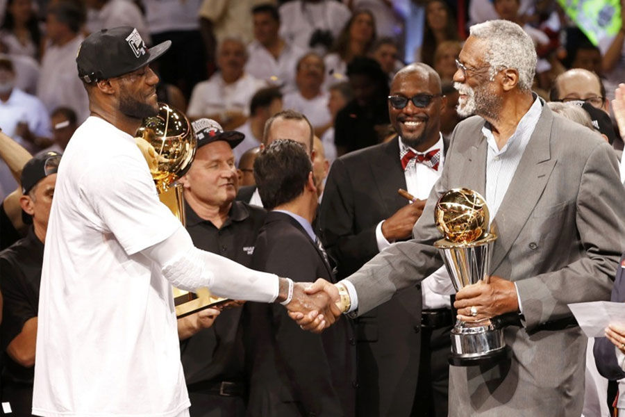 热火夺得NBA总冠军 颁奖仪式举行