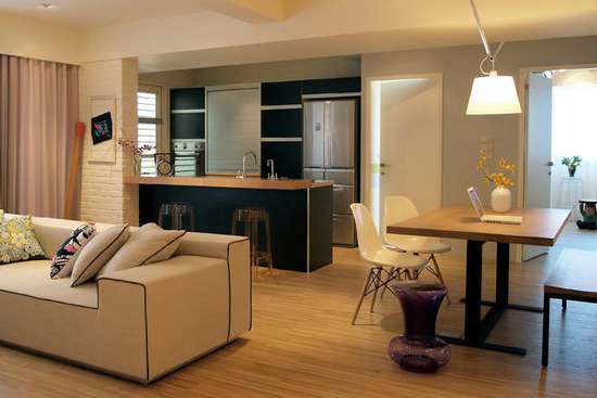 现代简约餐厅装修效果图大全2014图片