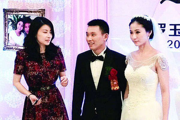 奥运冠军罗玉通大婚 郭晶晶赴宴