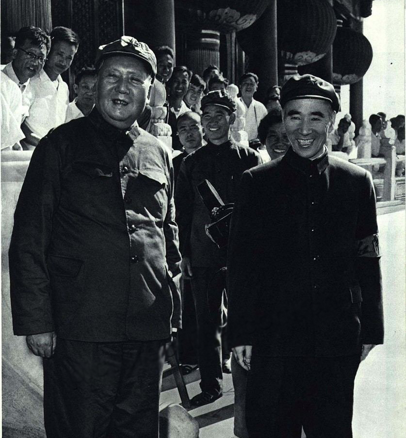 1966年毛泽东与“亲密战友”林彪合影（组图）