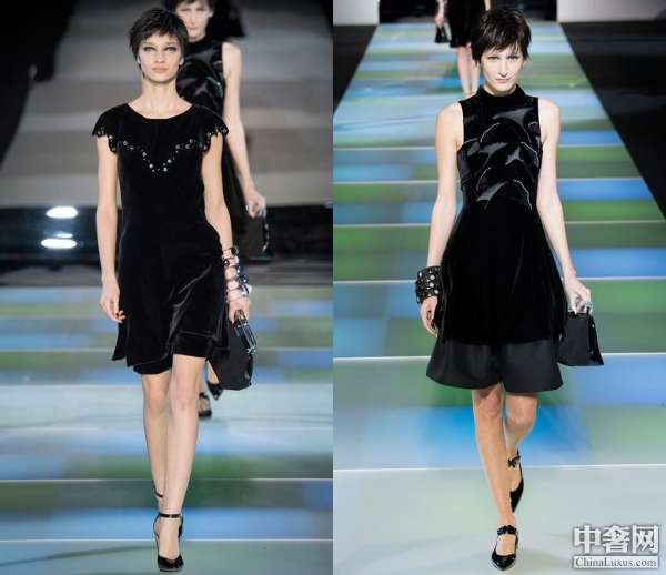 <em>Emporio Armani</em> 2014秋冬俏皮<em>女装</em> 优雅的假小