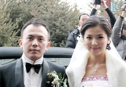 刘涛与老公的婚纱照