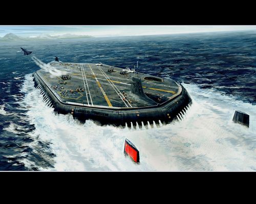 环球网首届军迷文化节之未来航母设计大赛参赛作品:中国核动力潜航