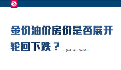 金价油价大跌 接下来是中国房价？
