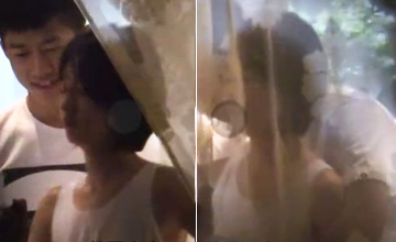  又不拉窗帘！周冬雨与富二代男友别墅度假被偷拍